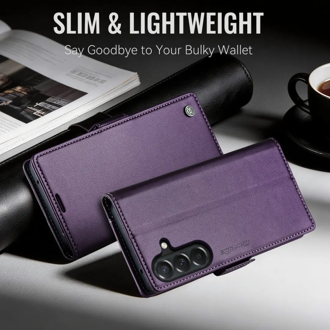 Caseme Wallet Book Hoesje Samsung Galaxy A27 - Paars