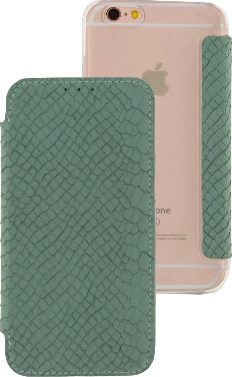 Mobilize Slim Gelly Bookcase iPhone 6/6s - Groen