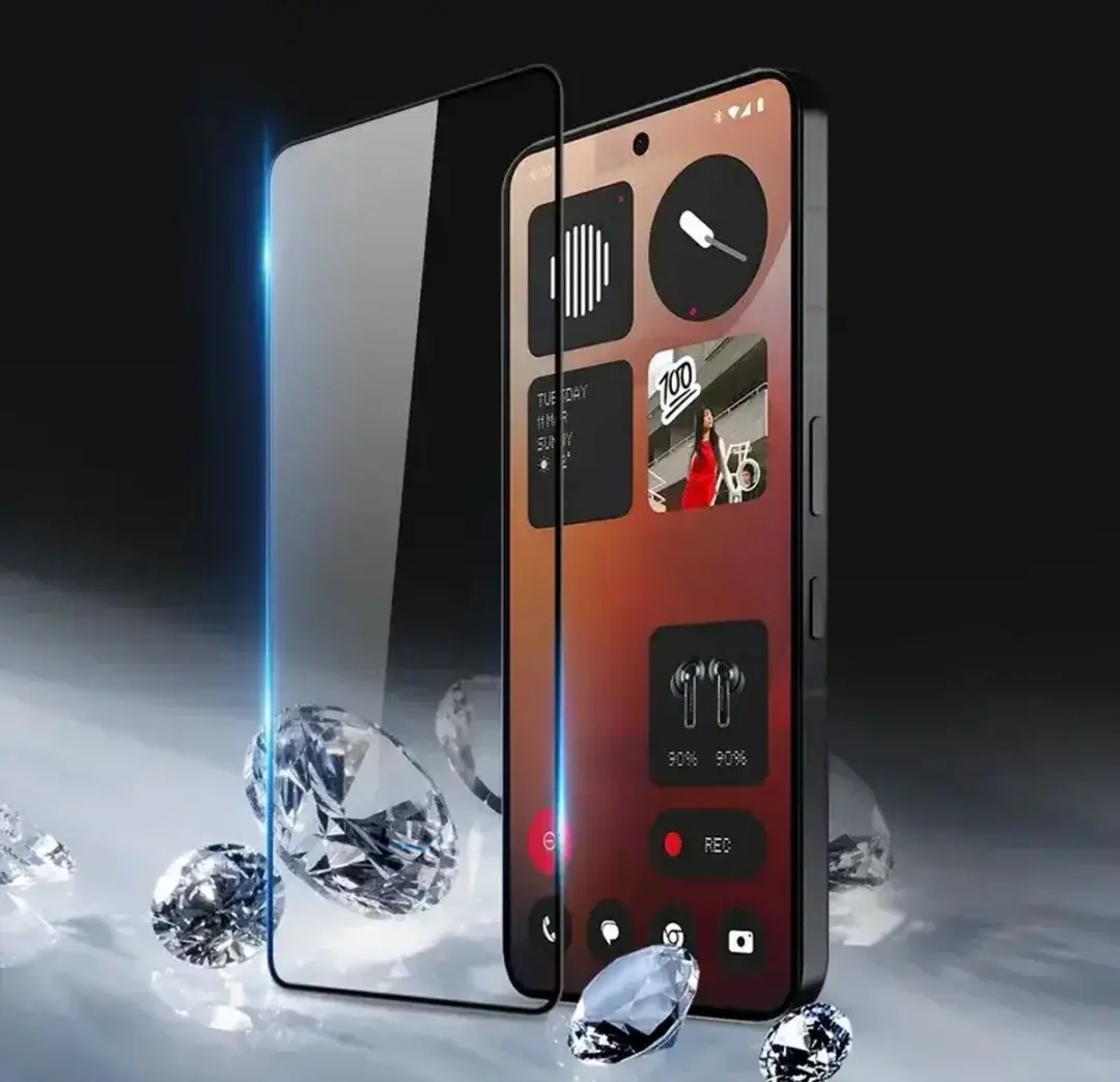 Dux Ducis Screenprotector Nothing Phone 3a - Transparant Glas - afbeelding 6 van 6