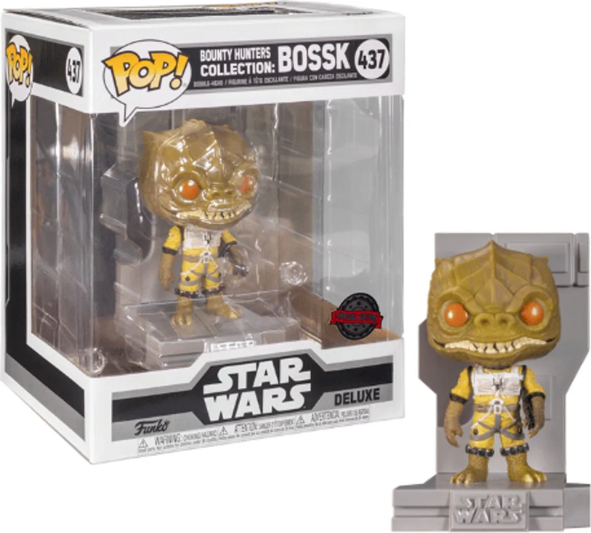 Funko Pop! Deluxe Star Wars Bounty Hunters Bossk 55828