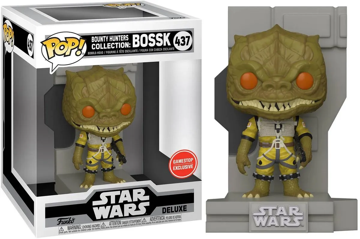 Funko Pop! Deluxe Star Wars Bounty Hunters Bossk 55828