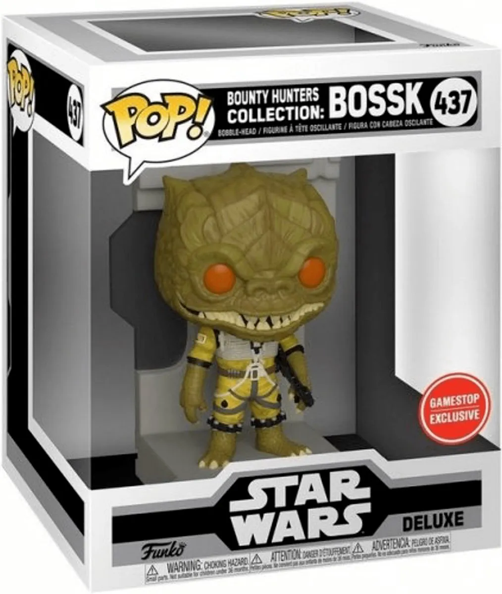 Funko Pop! Deluxe Star Wars Bounty Hunters Bossk 55828
