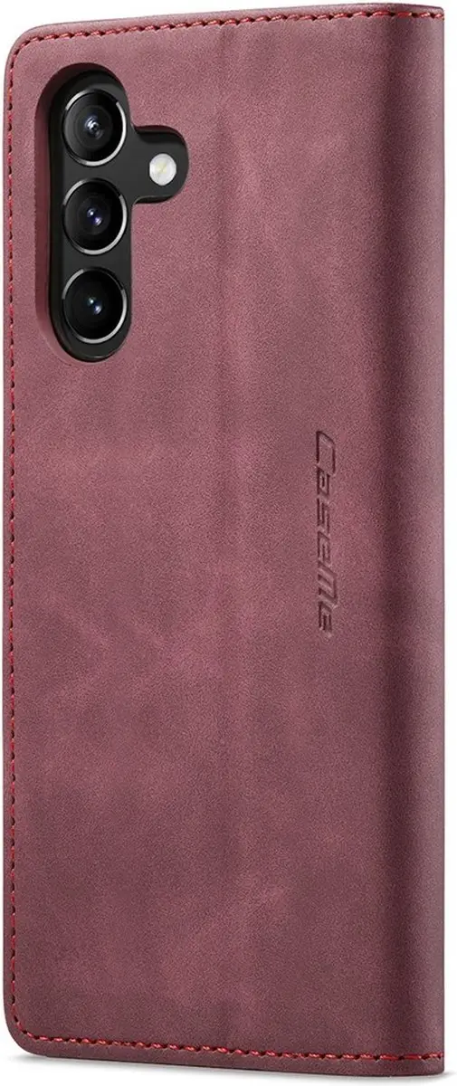 Caseme 013 Book Case Hoesje Samsung Galaxy A54 - Bordeaux
