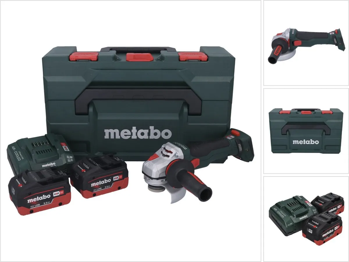 Metabo WB 18 LTX BL 15-125 Haakse Slijper