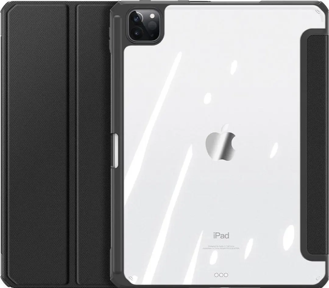 Dux Ducis Toby Tri-Fold Book Case IPA4-72 - iPad Air 11 Hoesje Zwart