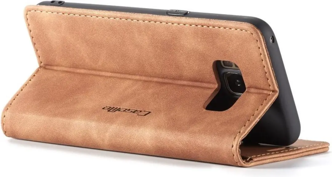 Caseme Book Case Bruin - Samsung Galaxy S8