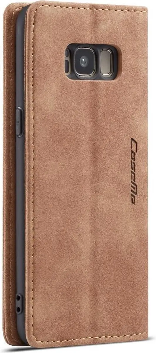 Caseme Book Case Bruin - Samsung Galaxy S8