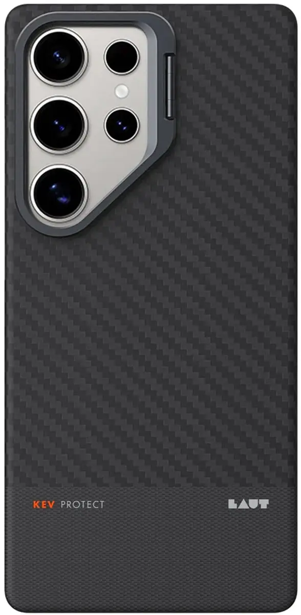 Laut Kev Protect LS25LKEBK Hoesje - Samsung Galaxy S25 Ultra - Carbon