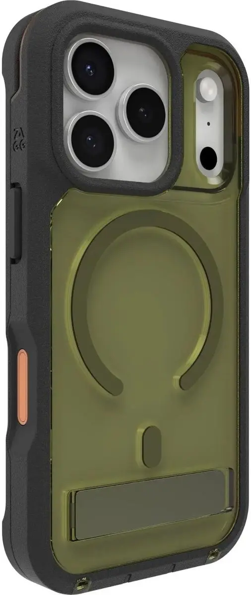 ZAGG Rainier Snap Kickstand Hoesje iPhone 17 Pro - MagSafe Groen - afbeelding 6 van 6