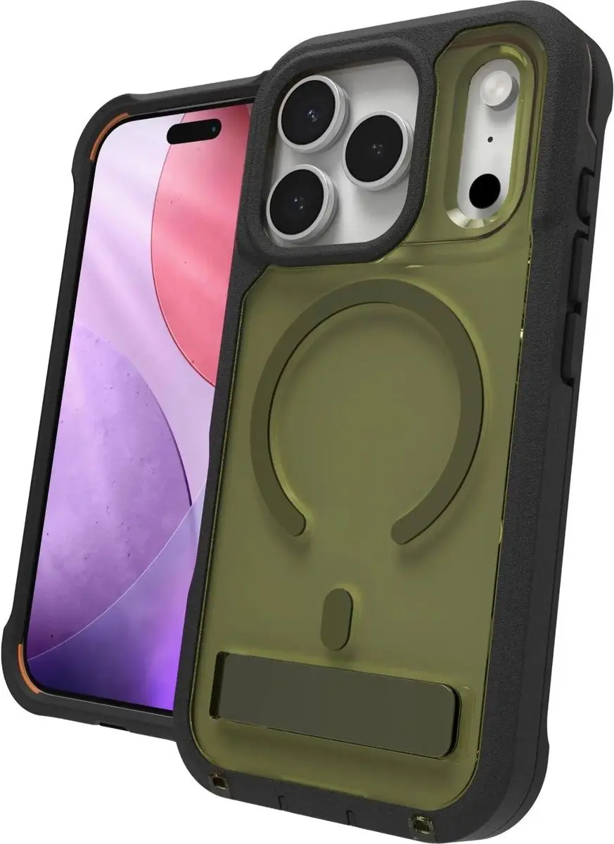 ZAGG Rainier Snap Kickstand Hoesje iPhone 17 Pro - MagSafe Groen