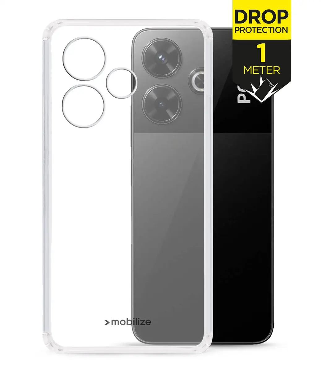 Mobilize POCO M6 Telefoonhoesje - Transparant - MOB-NPCC-POCOM64G