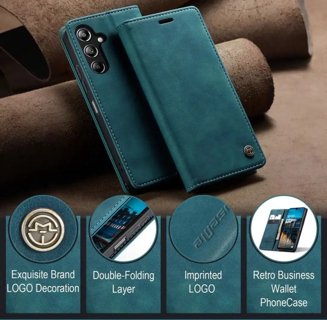 Caseme 013 Hoesje Samsung Galaxy A26 - Book Case Blauw