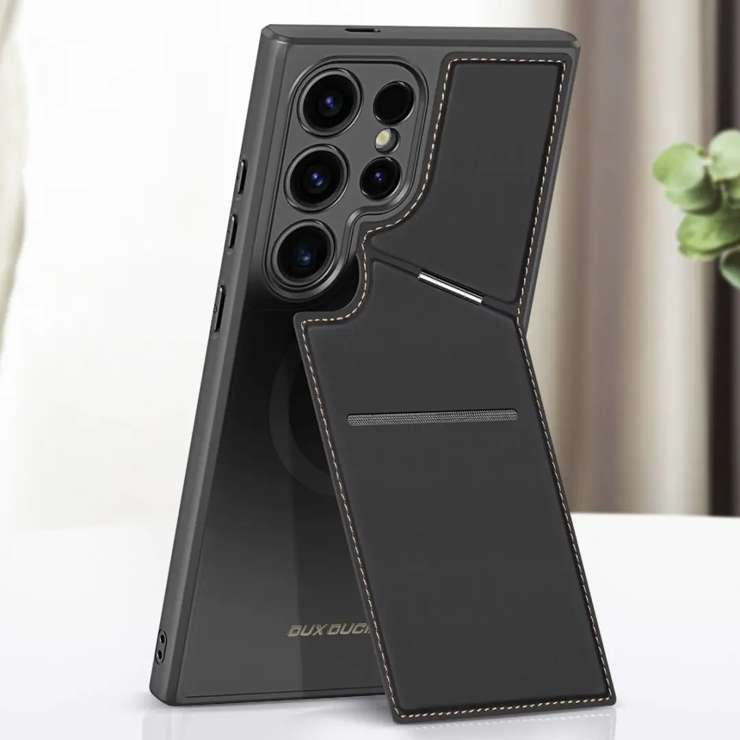 Dux Ducis Rafi Mag Series Hoesje Samsung Galaxy S24 Ultra - Zwart