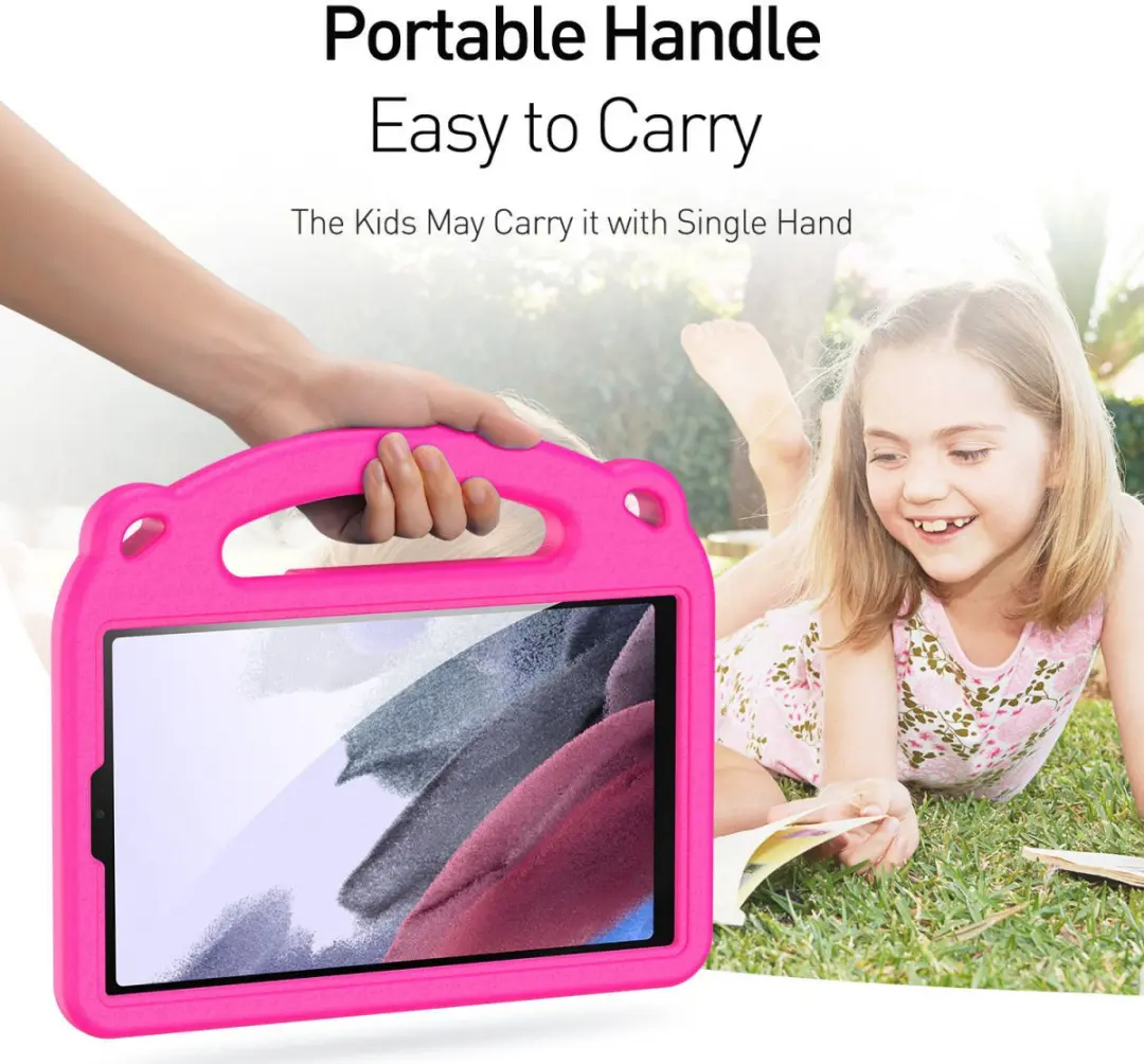 Dux Ducis Panda Series Samsung Galaxy Tab A7 Lite Hoes - Magenta