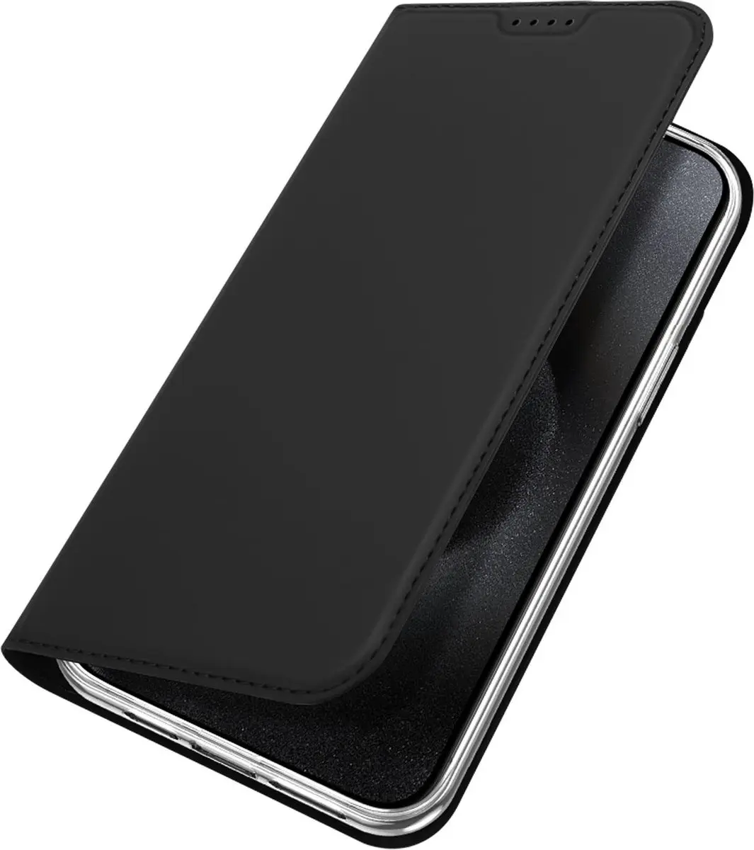 Dux Ducis iPhone 15 Pro Hoesje - Zwart