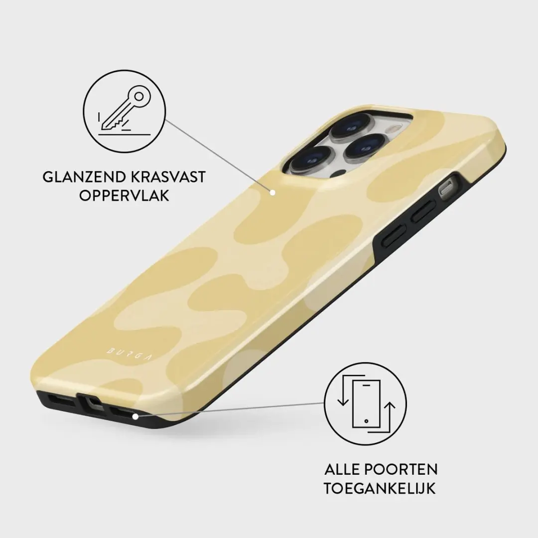 Burga Tough Backcover iPhone 14 Pro MagSafe - Glow Geel