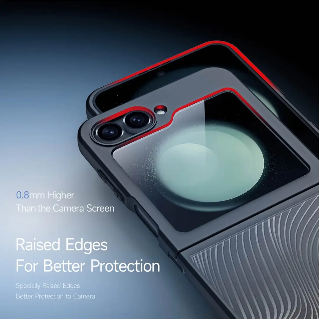 Dux Ducis Aimo Back Cover Zwart - Samsung Galaxy Z Flip 6