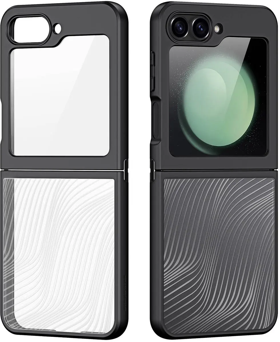 Dux Ducis Aimo Back Cover Zwart - Samsung Galaxy Z Flip 6