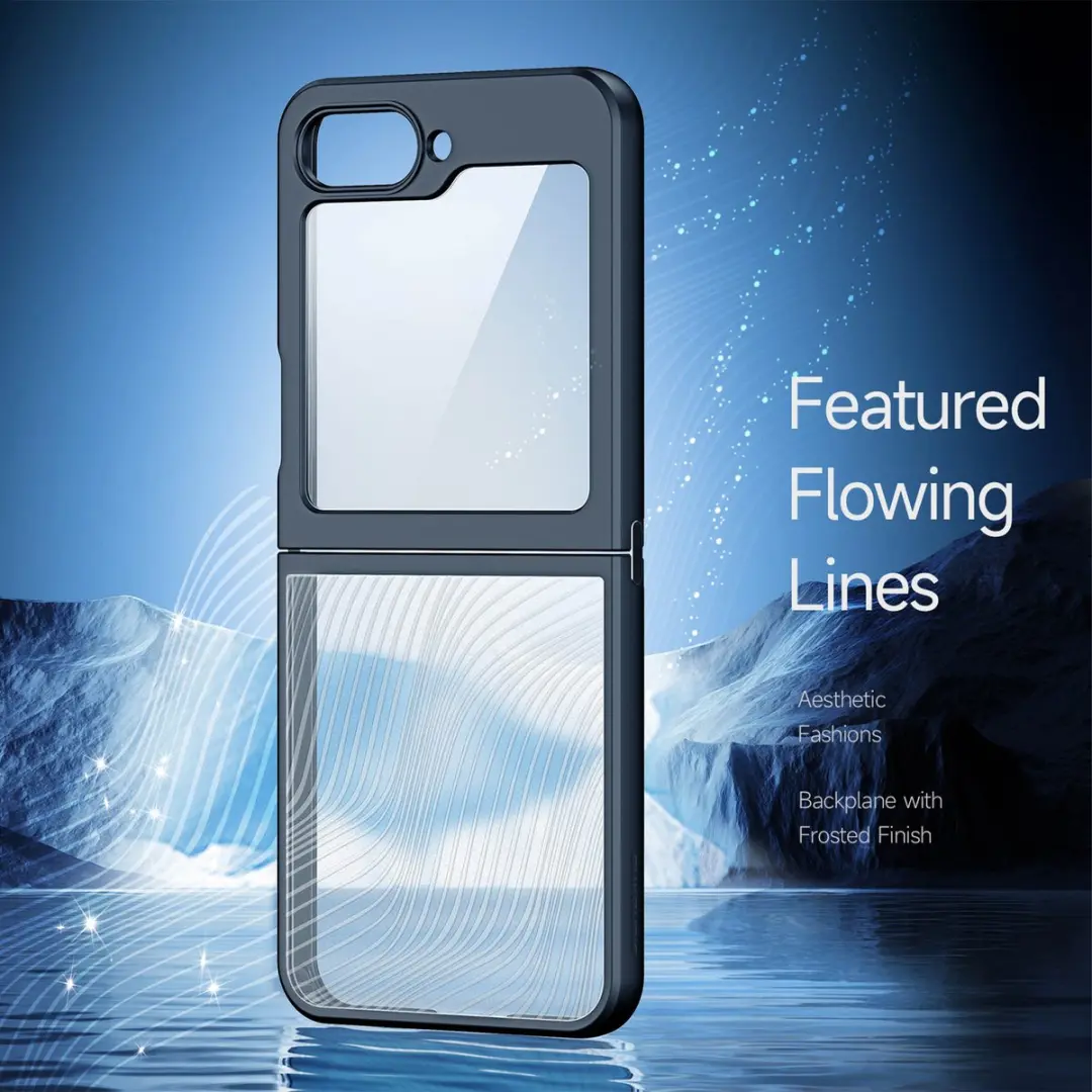 Dux Ducis Aimo Back Cover Zwart - Samsung Galaxy Z Flip 6 - afbeelding 6 van 6