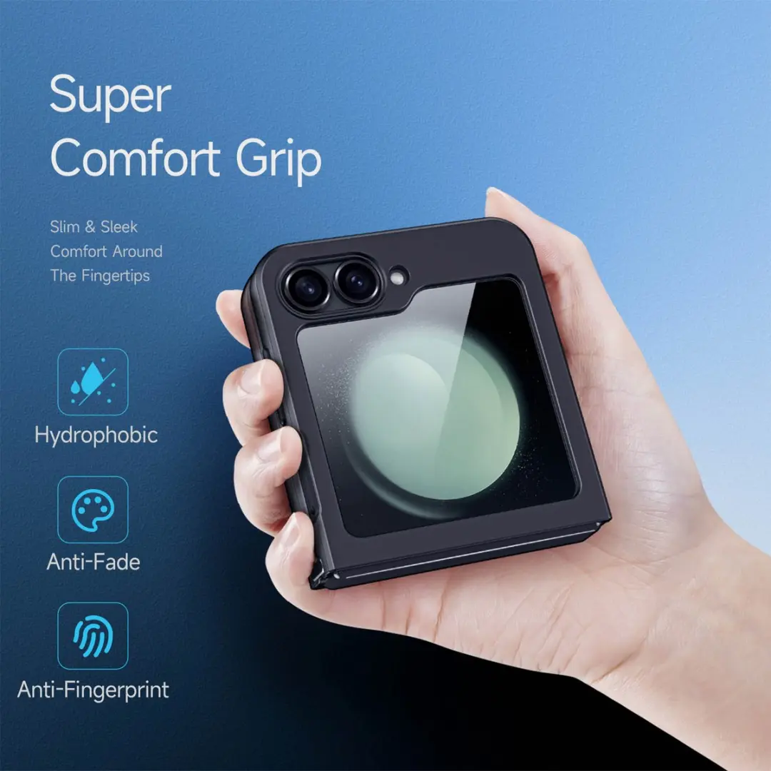 Dux Ducis Aimo Back Cover Zwart - Samsung Galaxy Z Flip 6