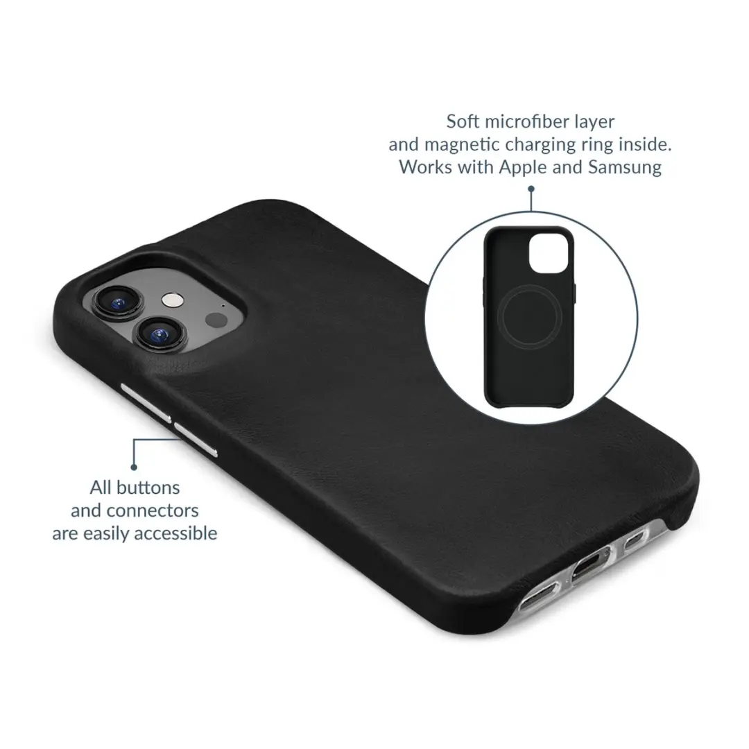 Mobilize Hoesje iPhone 15 MagSafe Echt Leer