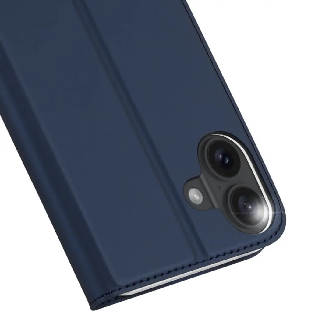 Dux Ducis iPhone 16 Plus Hoesje Slim Bookcase - Blauw