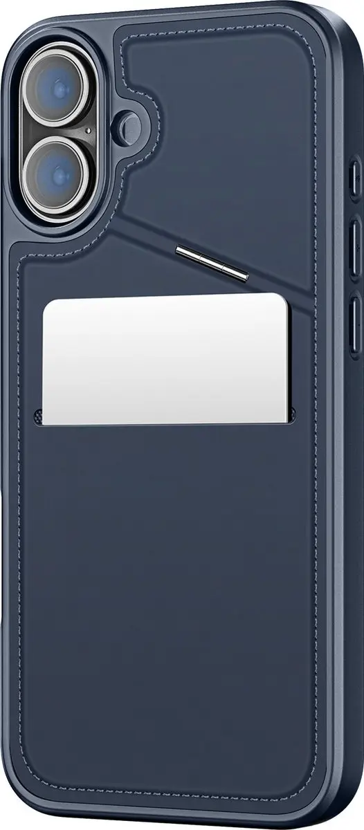 Dux Ducis Rafi Series iPhone 16 Hoesje - Donker Blauw