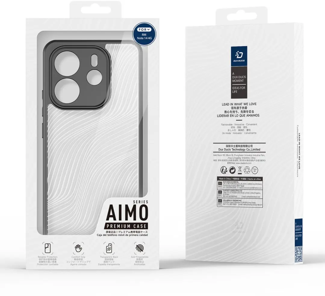Dux Ducis Aimo Backcover Xiaomi Redmi Note 14 4G - Transparant