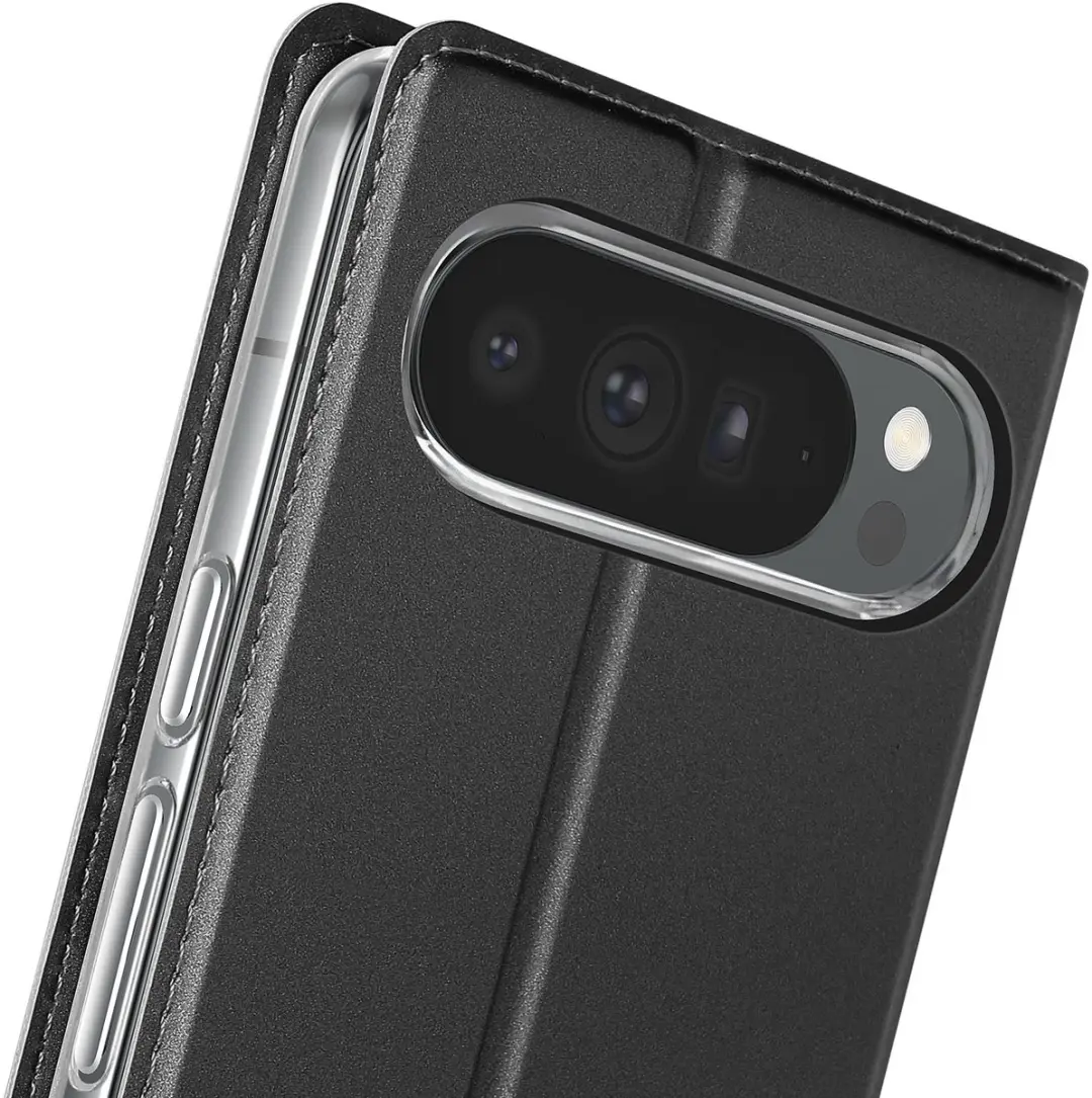 Dux Ducis Flip Hoesje Kaarthouder Pixel 10 Pro XL - Zwart FOLIO-DUX-BK-PX10X