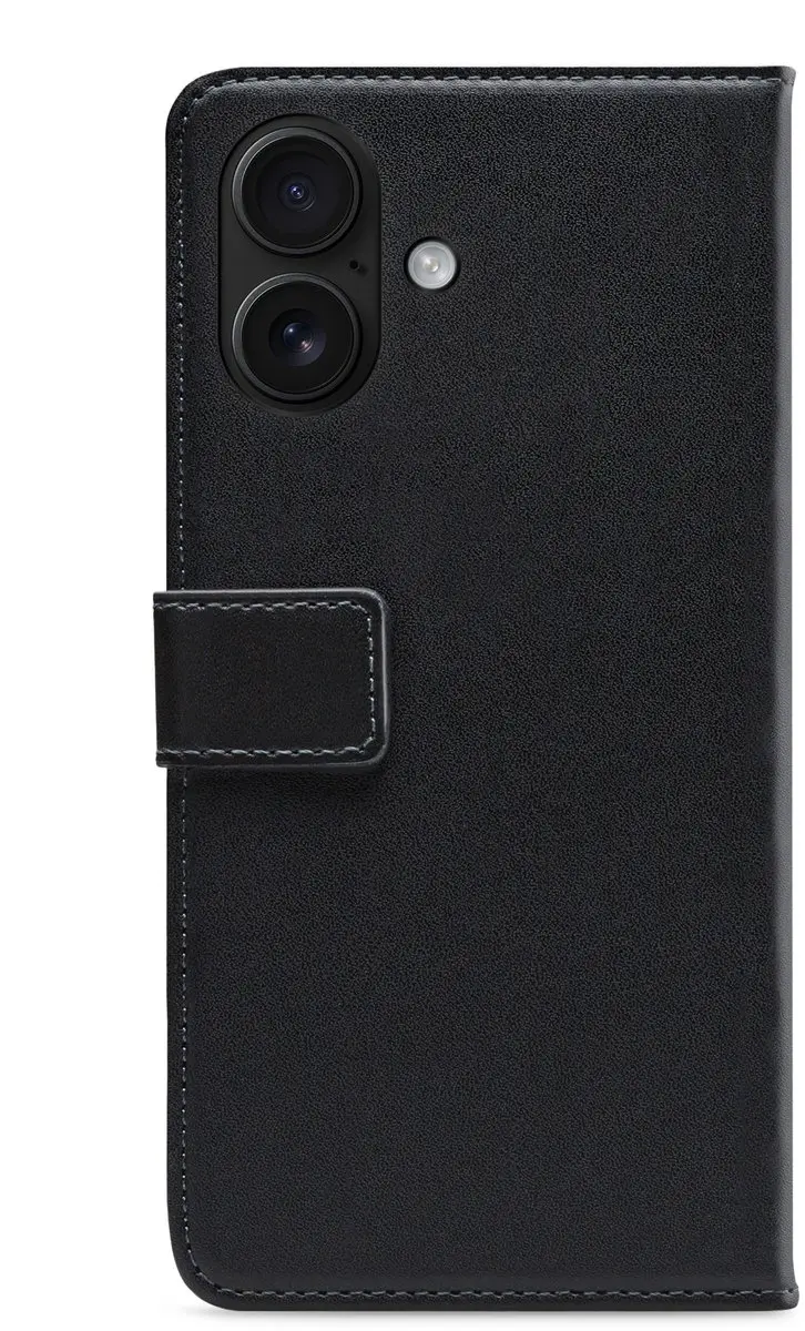 Mobilize Classic Gelly Bookcase iPhone 17 Hoesje - Pasjeshouder Zwart