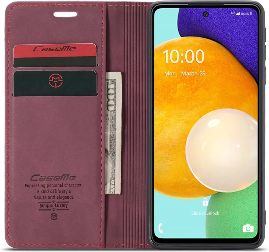 Caseme 013 Book Case Samsung Galaxy A53 - Bordeaux