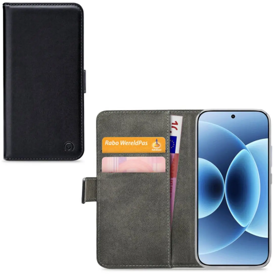 Mobilize Classic Gelly Wallet Bookcase Xiaomi 17 - Pasjeshouder Zwart
