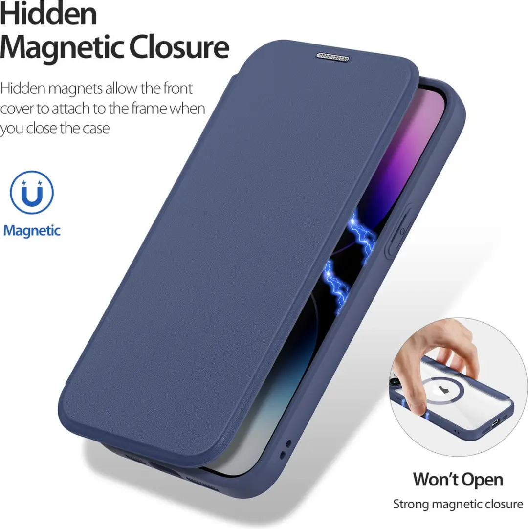 Dux Ducis iPhone 15 Pro Max Hoesje - Blauw - MPN 6934913025277