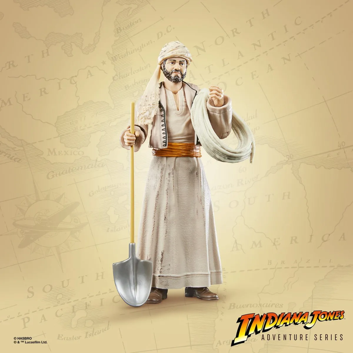 Hasbro Indiana Jones Actiefiguur Sallah F60635X0 - 15 cm Multicolor