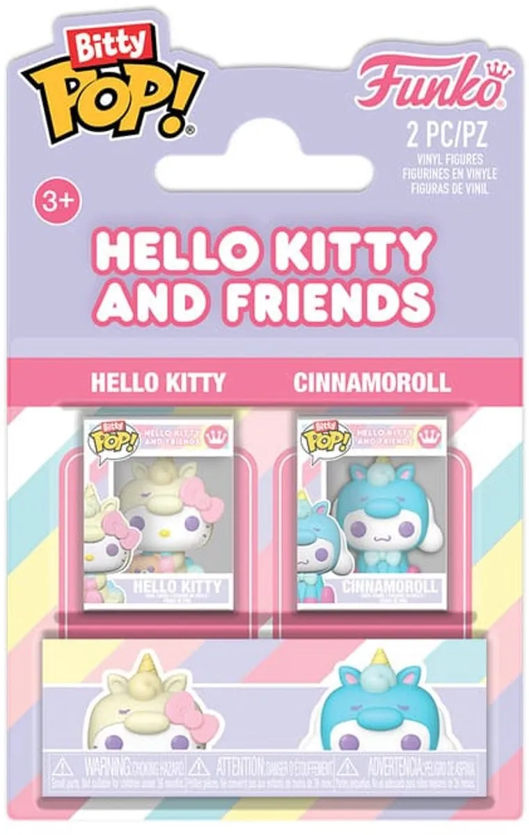Funko Hello Kitty Bitty POP! 2-Pack HK & Cinnamonroll - 2,5 cm
