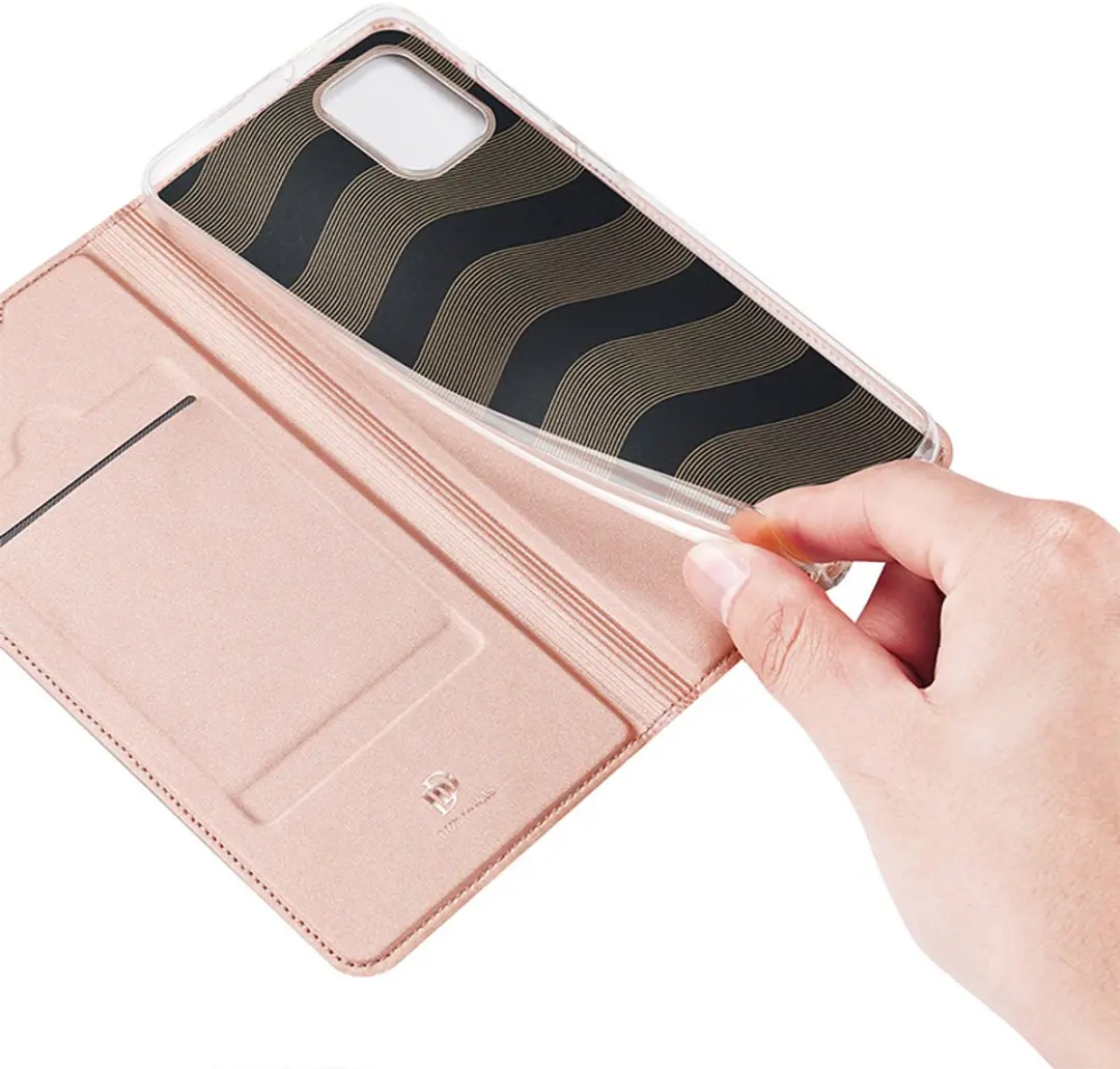 Dux Ducis Pro Series Slim Wallet Hoes - Samsung Galaxy A31 - Goud - MPN 9145425532611