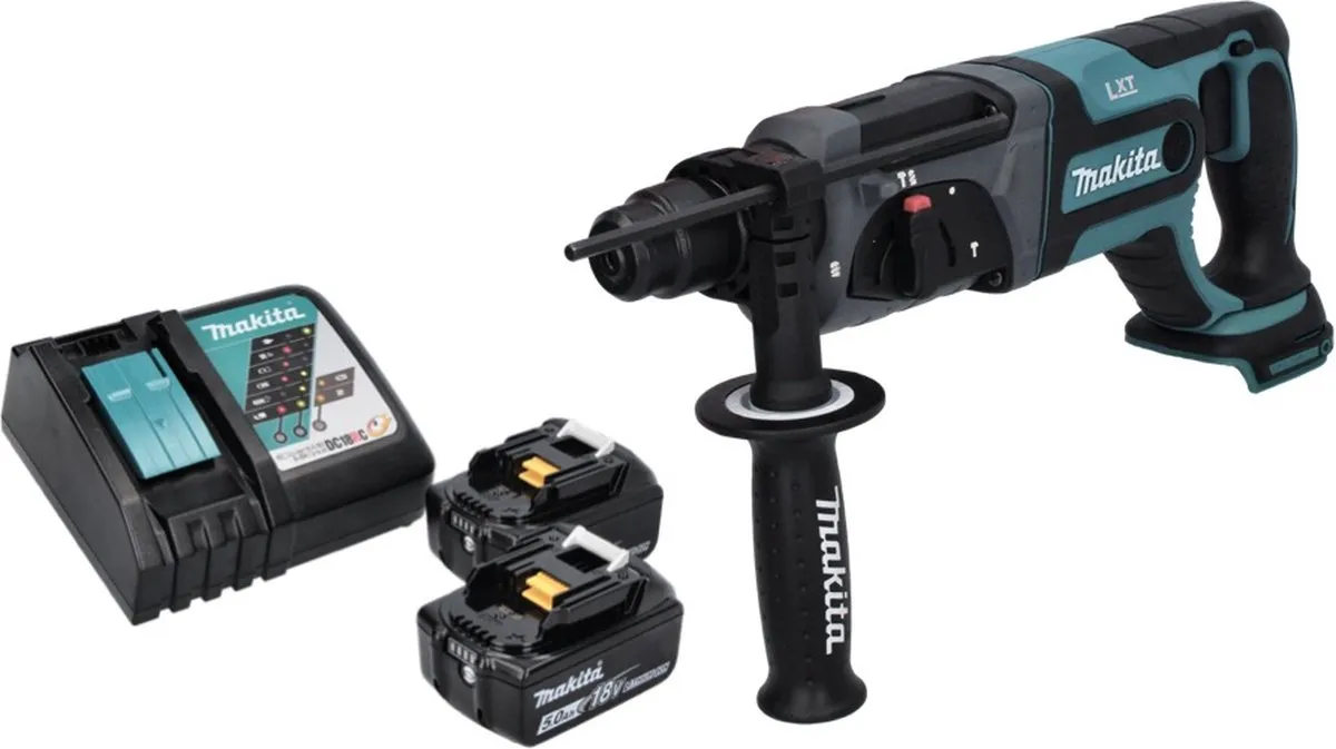 Makita DHR241RT Boormachine 18V - 2x 5.0Ah Accu + Lader
