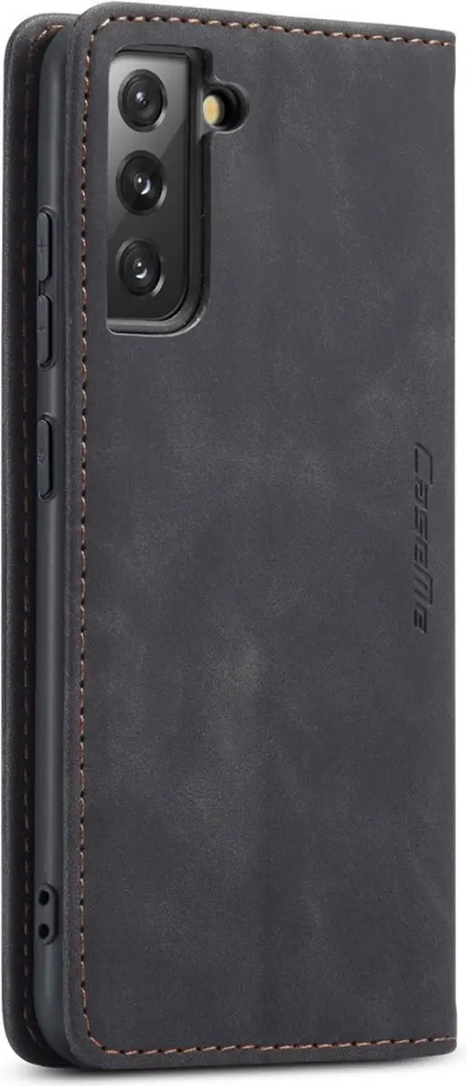 Caseme 013 Book Case Hoesje - Samsung Galaxy S22 Plus - 2 Pasjes - Zwart
