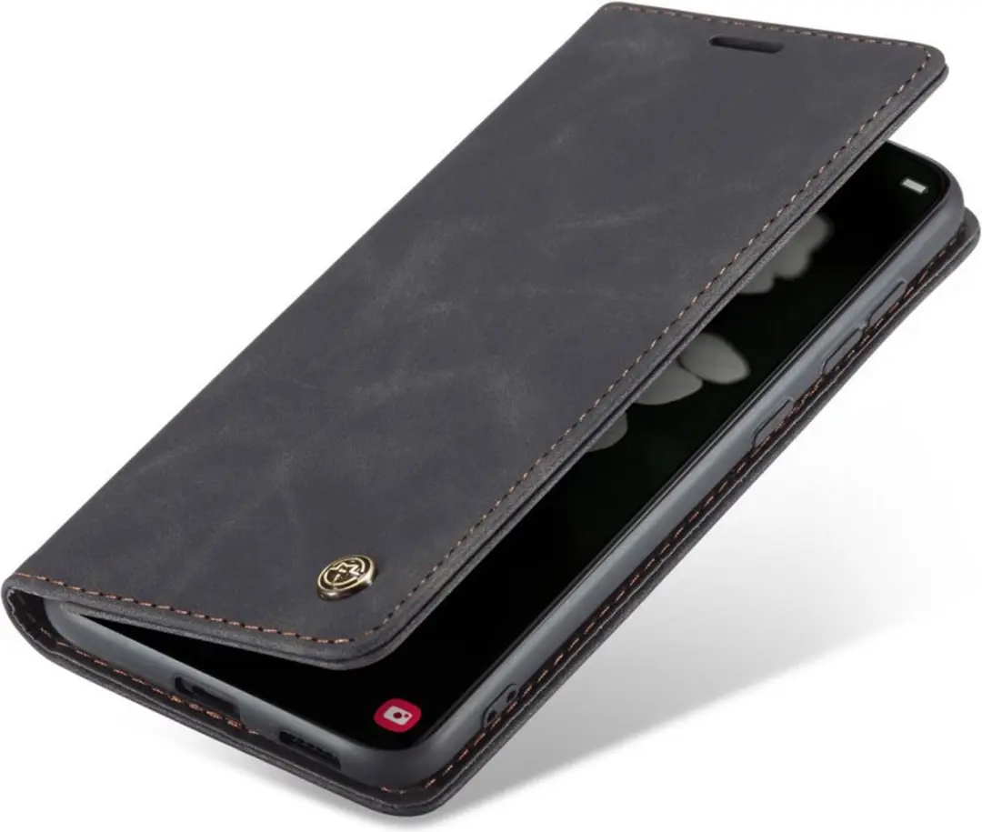 Caseme 013 Book Case Hoesje - Samsung Galaxy S22 Plus - 2 Pasjes - Zwart