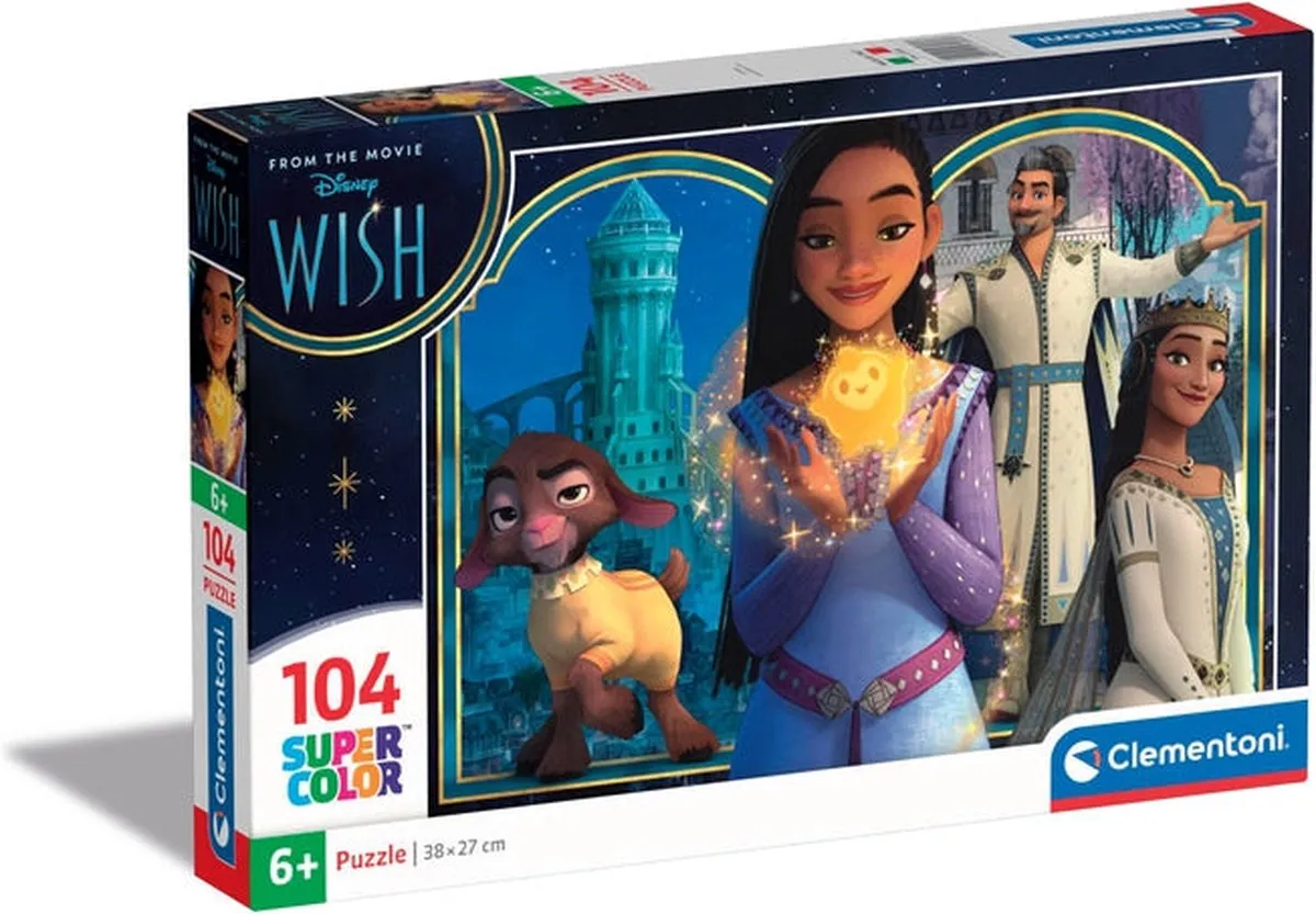 Clementoni Disney Wish Puzzel 104 Stuks