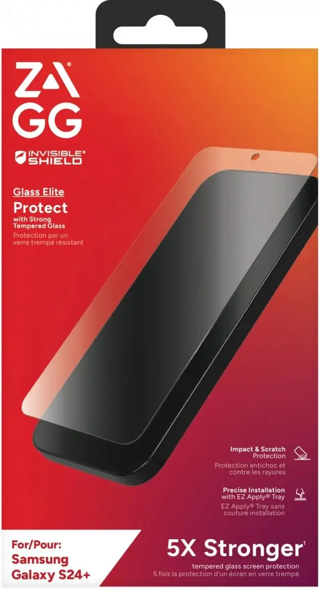 ZAGG InvisibleShield Glass Elite Samsung Galaxy S24 Plus - Beschermer