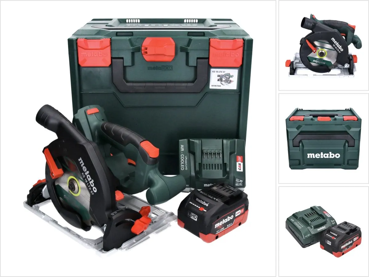 Metabo KS 18 LTX 57 Accu-Handcirkelzaag 165mm