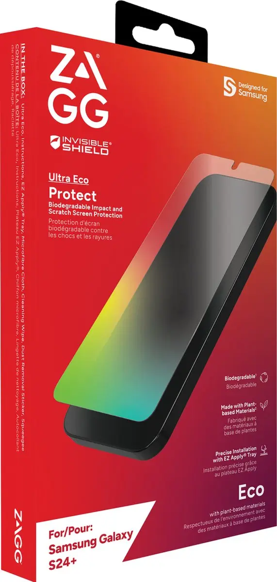 ZAGG InvisibleShield Ultra Eco Screen Protector - Samsung Galaxy S24 Plus - afbeelding 6 van 6