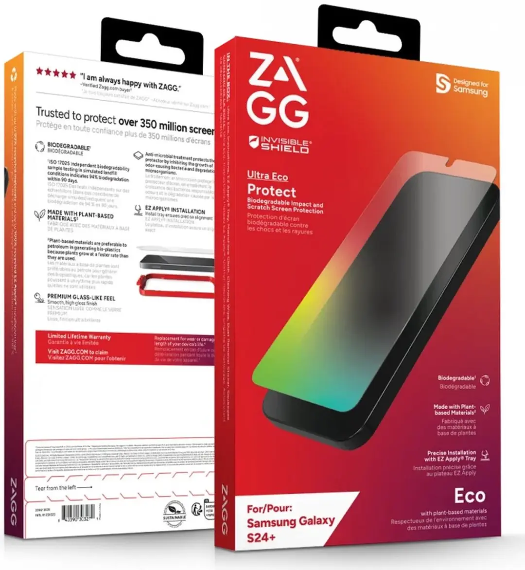 ZAGG InvisibleShield Ultra Eco Screen Protector - Samsung Galaxy S24 Plus