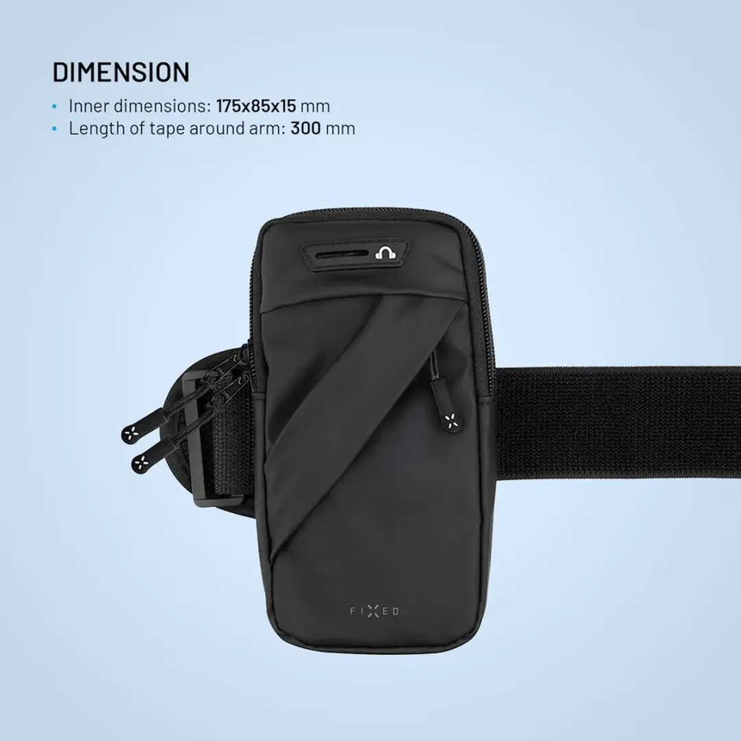 Fixed Sport Armband Smartphone - Tot 7 inch - Zwart