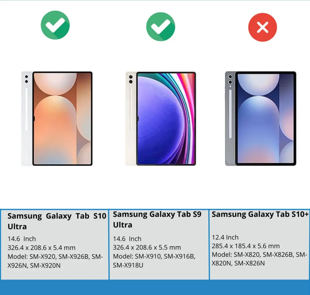 Dux Ducis Tablet Screenprotector Galaxy Tab S10 Ultra - 2 Stuks - Transparant