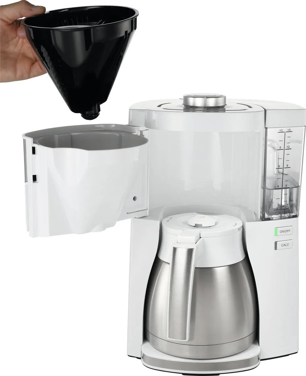 Melitta Look Therm Perfection 1025-15 Koffiezetapparaat - 10 Kopjes - 1,25L - Wit