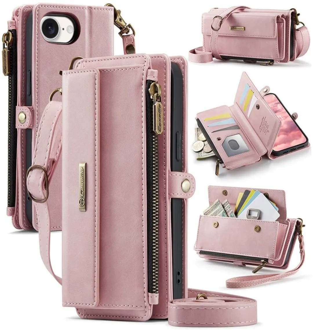 Caseme iPhone 16e Hoesje Portemonnee