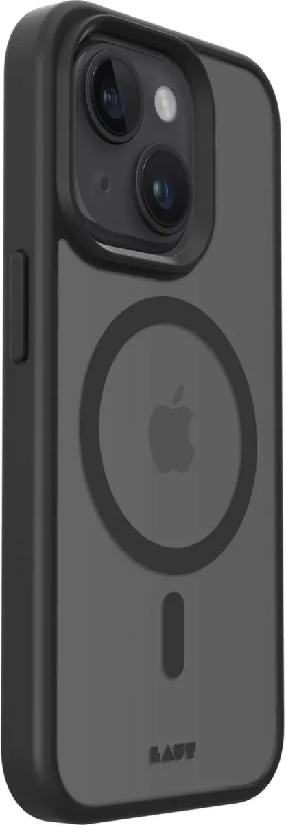Laut HUEX PROTECT Hoesje iPhone 15 Plus - Zwart