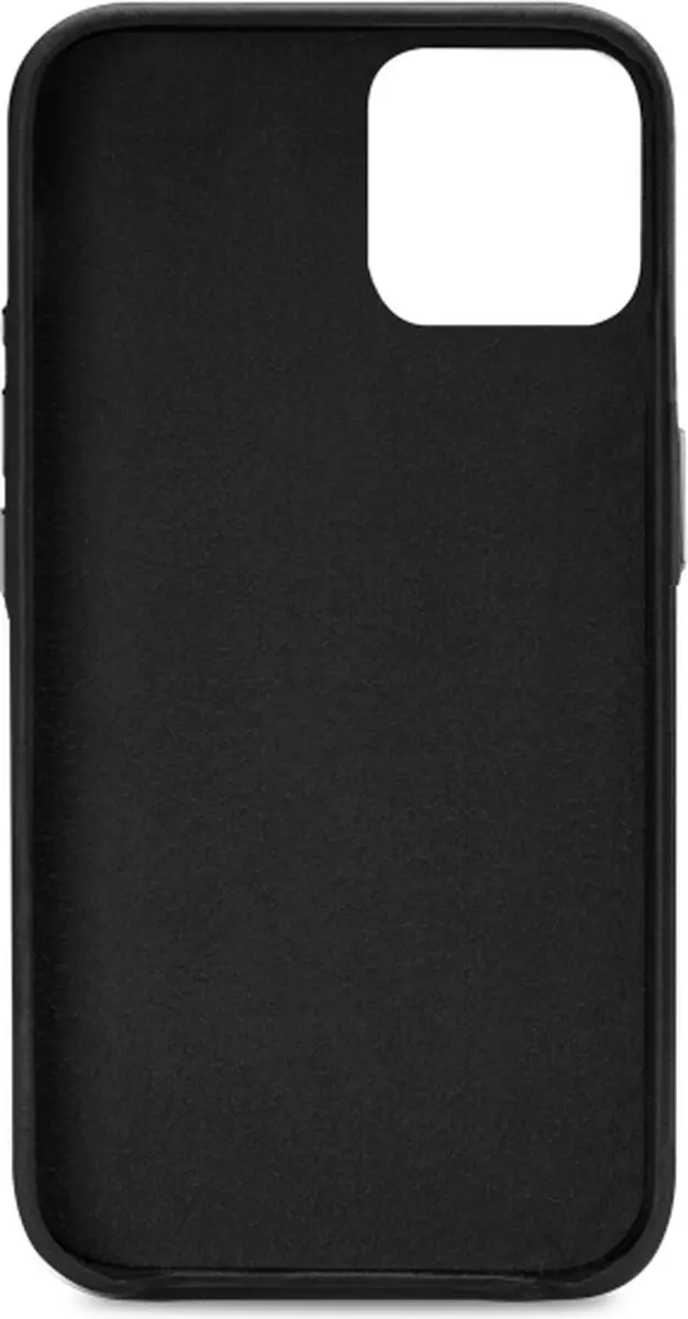 Senza Pure Leather Cover iPhone 14 Pro Max - 1 Kaartvak - Zwart